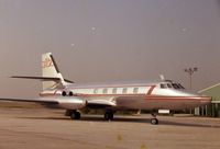 N3E @ KHOU - Lockheed Jetstar N3E soon after delivery in the early 1960's to its first owner, Cameron Iron Works, Houston, TX. Photo by James W. Smith, maintenance chief. - by James W. Smith