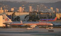 N609AA @ KLAX - Getting to gate at LAX - by Todd Royer