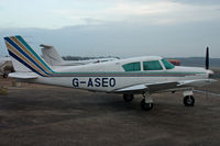 G-ASEO @ EGHH - Privately owned. - by Howard J Curtis