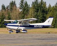 N64180 @ KAWO - 1975 Cessna 172M Skyhawk C/N 17265069 - by Terry Green