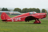 G-APIE @ EGBP - At the Great Vintage Flying Weekend. Privately owned. - by Howard J Curtis
