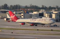 G-VROC @ MIA - Virgin Atlantic Mustang Sally 747-400 - by Florida Metal