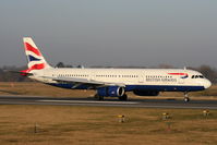 G-EUXL @ EGCC - British Airways - by Chris Hall