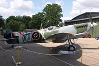 TE527 @ EGSU - On display at the Imperial War Museum. Just coded DU-X. - by Howard J Curtis