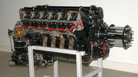 G-AENP @ EGSU - Rolls Royce Kestrel VI engine - on display at Duxford.
as fitted to the Hawker Hind.
(Forerunner of the famous Merlin engine.)