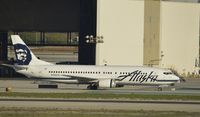 N792AS @ KLAX - Taxiing to gate at LAX - by Todd Royer