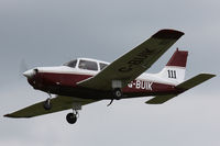 G-BUIK @ EGHA - At the Dorset Air Races. Privately owned. Race code: 111. - by Howard J Curtis