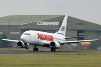 G-PJPJ @ EGHH - Palmair, departing on runway 26. - by Howard J Curtis
