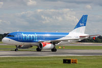 G-DBCG @ EGCC - Operated by BMI. - by Howard J Curtis