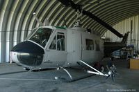 N911BV @ F13 - Inside one of the small hangars at Shell Creek Airpark. - by Carl Byrne (Mervbhx)