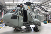 XV370 - At the Air Engineering & Survival School, Gosport, Hampshire. Coded 260, ex G-ATYU. First RN Sea King. - by Howard J Curtis