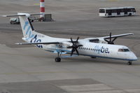 G-JECI @ EDDL - Flybe, De Havilland Canada DHC-8-402Q, CN: 4105 - by Air-Micha