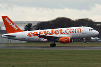 G-EZFO @ EGHH - easyJet. Taken from the Bournemouth Aviation Museum's viewing bus. On departure from runway 08. - by Howard J Curtis