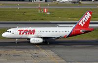 PT-MZC @ SBSP - TAM A319 taxying for departure - by FerryPNL