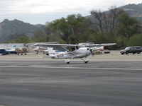 N2123P @ SZP - 2005 Cessna 172S SKYHAWK SP, Lycoming IO-360-L2A 180 Hp, landing roll Rwy 22 - by Doug Robertson