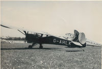 G-AHLK - Probably taken at Shoreham about 1960. G-AHLK belonged to my father G I Smith at the time. - by Not sure, Possibly G I Smith