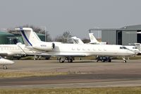 N595A @ EGGW - 2006 Gulfstream Aerospace GV-SP (G550), c/n: 5117 at Luton - by Terry Fletcher
