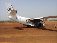 LZ-CCJ - After crash landing in Wau, South Sudan - by Unknown