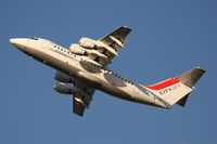 EI-RJT @ LFPG - BAe 146-Avro RJ85, Take off rwy 27L, Roissy Charles De Gaulle Airport (LFPG - CDG) - by Yves-Q