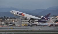 N554FE @ KLAX - Departing LAX - by Todd Royer