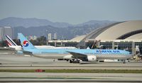 HL8209 @ KLAX - Taxiing to gate at LAX - by Todd Royer