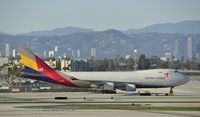 HL7420 @ KLAX - Taxiing to parking at LAX - by Todd Royer