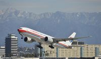B-2082 @ KLAX - Departing LAX - by Todd Royer