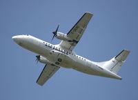 F-GKNC @ LFBO - Air France operated ATR 42-300 takes to the skies from Toulouse Blagnac Airport (LFBO-TLS) - by Yves-Q
