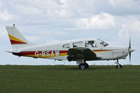 G-BSAW @ EGHA - Privately owned. A resident here. - by Howard J Curtis