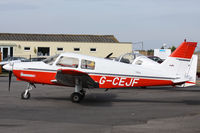 G-CEJF @ EGHH - Operated by Bournemouth Flying Club. - by Howard J Curtis