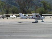 N156CT @ SZP - 2007 Flight Design Gmbh CTSW, Rotax 912ULS 100 Hp, Light Sport Aircraft, landing roll Rwy 22 - by Doug Robertson