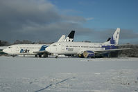 N516WA @ EGHH - Ex SAMA Air, in the snow. - by Howard J Curtis