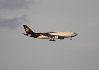 N133UP @ MIA - UPS A300 taken from El Dorado on south side of field - aircraft landing on north side