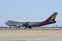 HL7616 @ DFW - Asiana Cargo 747 at DFW Airport - by Zane Adams