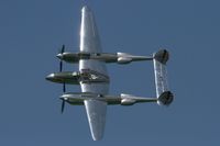 N25Y @ LFFQ - Lockheed P-38L Lightning (N25Y) , La Ferté-Alais Airfield (LFFQ) Air Show (Le Temps Des Hélices) - by Yves-Q