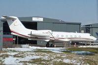 TC-IPK @ EGGW - Gulfstream Aerospace GIV-X (G450), c/n: 4239 at Luton - by Terry Fletcher