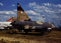 56-1266 @ DMA - F-102A Delta Dagger of 118th Fighter Interceptor Squadron Texas ANG in storage at what was then known as the Military Aircraft Storage & Disposition Centre - MASDC - in May 1973. - by Peter Nicholson