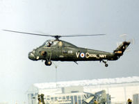 XS492 @ EGDR - Wessex HU.5 of 848 Squadron in action at the 1972 RNAS Culrose Airshow. - by Peter Nicholson