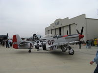N44727 @ CMA - 1944 North American/Aero Classics P-51D MUSTANG 'Man O War', Packard Rolls Royce V-1650-3 MERLIN 1,695 Hp, Limited class, on CAF ramp. Corrected data. - by Doug Robertson