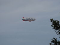 N151AB - 1997 American Blimp Corp. A-1-50 'SNOOPY 2', two Lycoming IO-360 pushers, 10 seat gondola, internally lighted for night display advertising, taken from Honeysuckle Dr. N. Oxnard enroute to CMA? - by Doug Robertson
