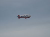 N151AB - 1997 American Blimp Corp. A-1-50 'SNOOPY 2', helium non-rigid internally-lighted for night advertising, two Lycoming IO-360 pushers, 10 place gondola, taken from Honeysuckle Dr. N. Oxnard enroute to CMA? - by Doug Robertson