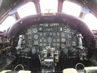 XL360 @ EGBE - cockpit of Avro Vulcan XL360 preserved at the Midland Air Museum - by Chris Hall