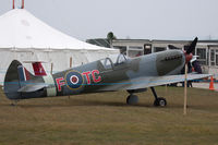 G-PIXY @ EGHS - At the LAA Fly-In and HMS Dipper 70th Anniversary Event. Privately owned. Painted as RK855/FT-C, a resident here. - by Howard J Curtis