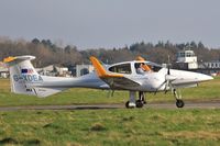 G-XDEA @ EGHH - Waiting to depart after visit to Cobham - by John Coates