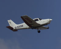 G-OXOM @ EGFF - Callsign Blackadder 25, go round at 1142 due to wind limitations, to EGTE. Thanks to S.W.A.G. - by Derek Flewin