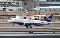 N654AW @ KPHX - Airbus A320