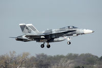 162899 @ NFW - US Navy F/A-18 landing at NAS Fort Worth - by Zane Adams