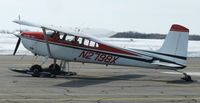 N2798X @ KAXN - Cessna 180H Skywagon at the fuel pumps. - by Kreg Anderson