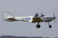 G-OAGI @ EGHA - Privately owned. Caught on departure. - by Howard J Curtis