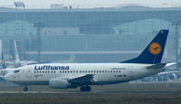 D-ABIK @ EDDF - Lufthansa, seen here waiting for take off clearence in front of Terminal 2 at Frankfurt Int´l (EDDF) - by A. Gendorf
